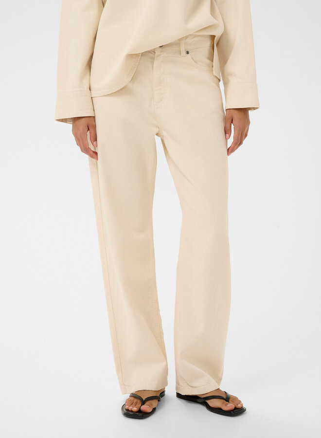 Jeans InWear Dilys à jambes larges beige écru