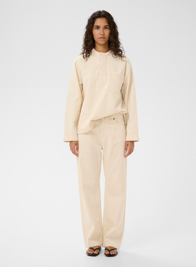 Jeans InWear Dilys à jambes larges beige écru