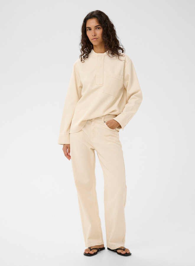 Jeans InWear Dilys à jambes larges beige écru