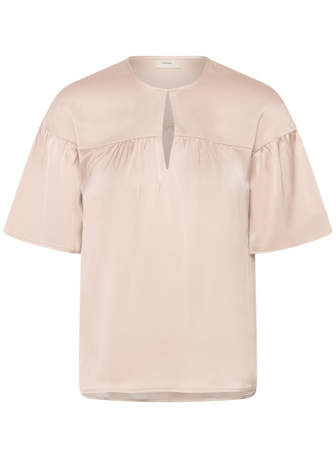 Haut InWear Lake à manches courtes satinée beige brume