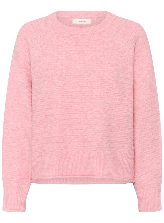 Tricot InWear Mabel à mailles texturées rose bonbon