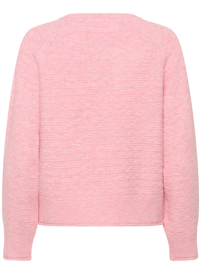 Tricot InWear Mabel à mailles texturées rose bonbon