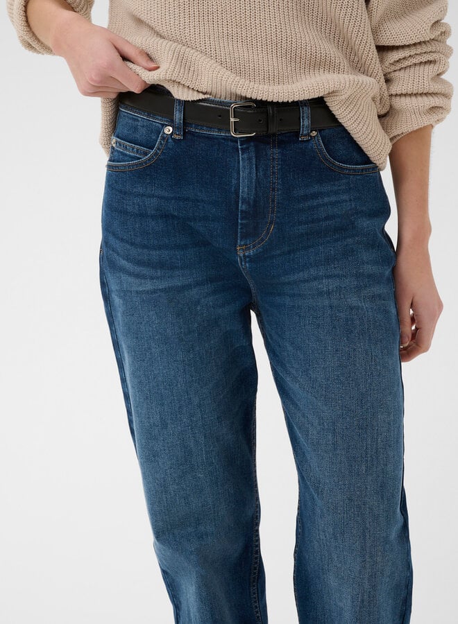 Jeans InWear Darlina à jambes droites bleu foncé délavé