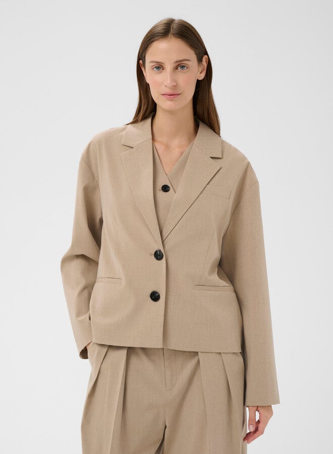 Veston InWear Cierra ample & court beige