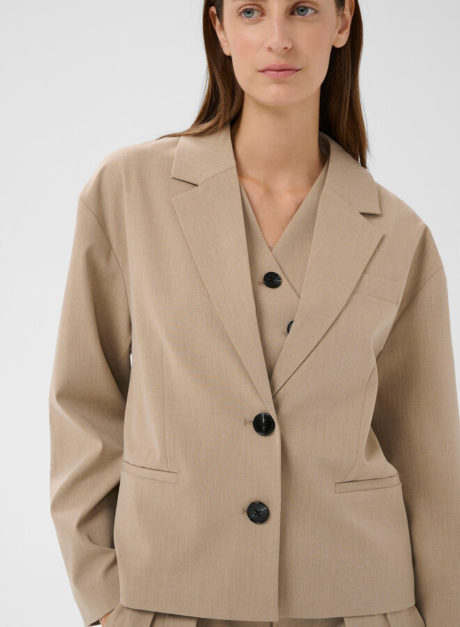 Veston InWear Cierra ample & court beige