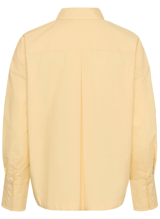 Chemise InWear Lelo ample & courte beige camomille