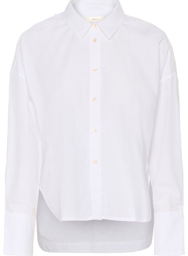 Chemise InWear Lelo ample & courte blanche