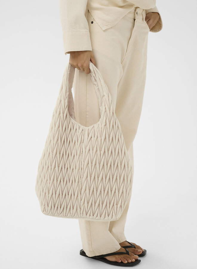 Sac porté à l’épaule InWear Samy matelassé ivoire