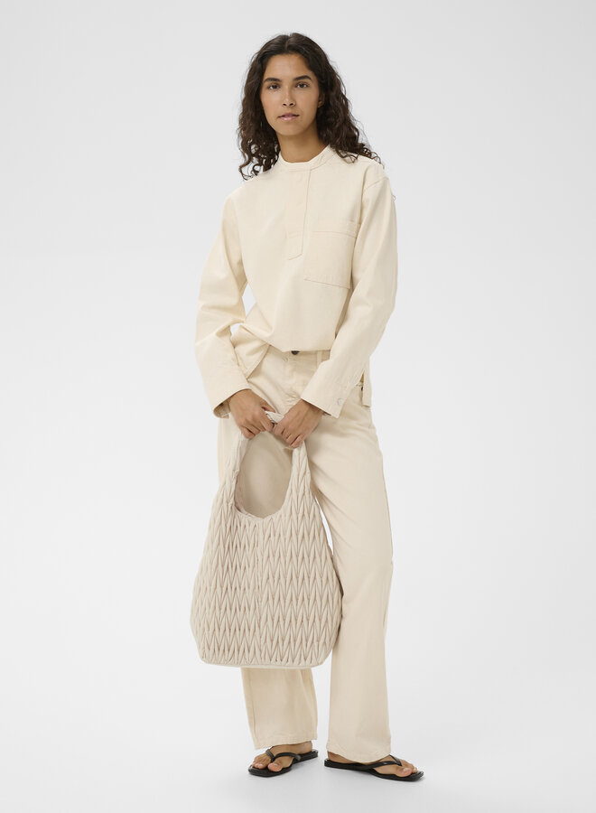 Sac porté à l’épaule InWear Samy matelassé ivoire