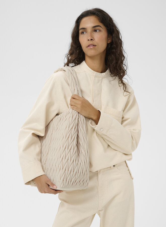 Sac porté à l’épaule InWear Samy matelassé ivoire