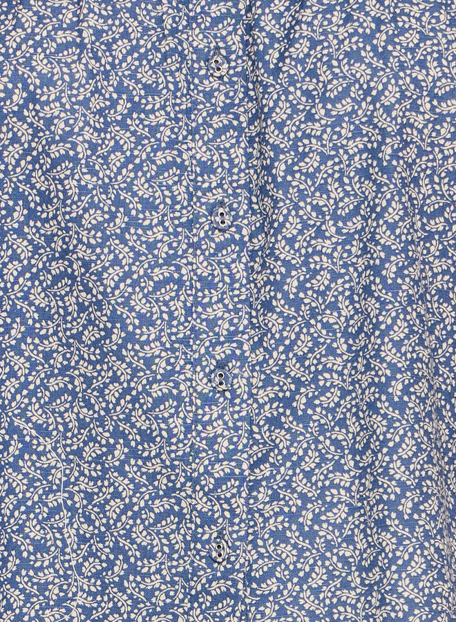 Blouse Atelier Rêve Odessa  bleu Odessa fleurie beige