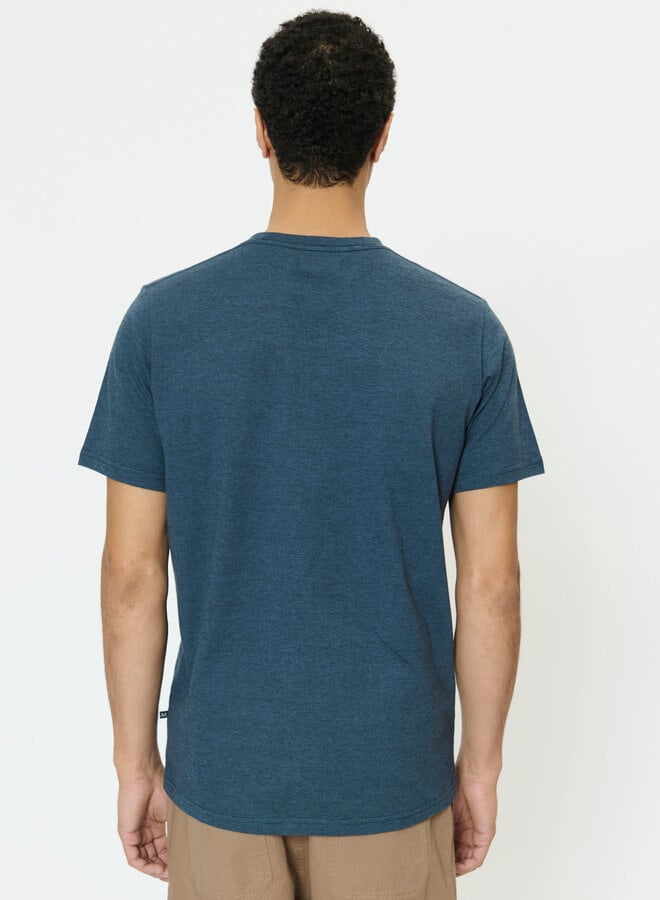 T-shirt Matinique Jermane à fines rayures bleu fusion & bleu marine