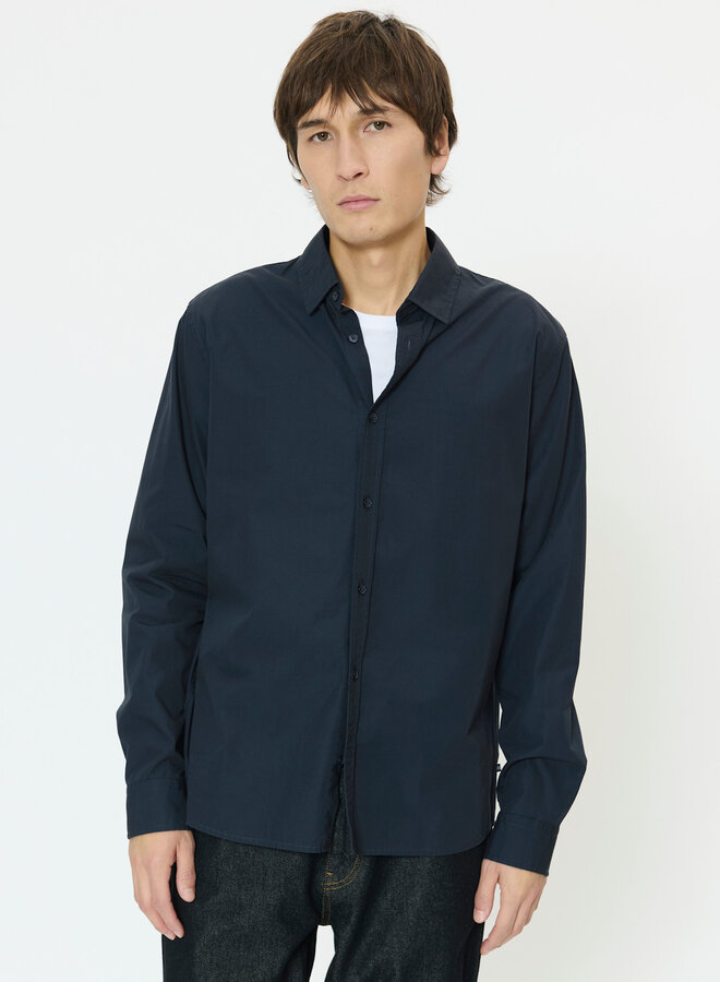 Chemise Matinique Christaldo bleu marine