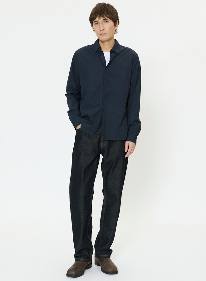 Chemise Matinique Christaldo bleu marine