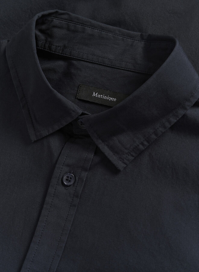 Chemise Matinique Christaldo bleu marine