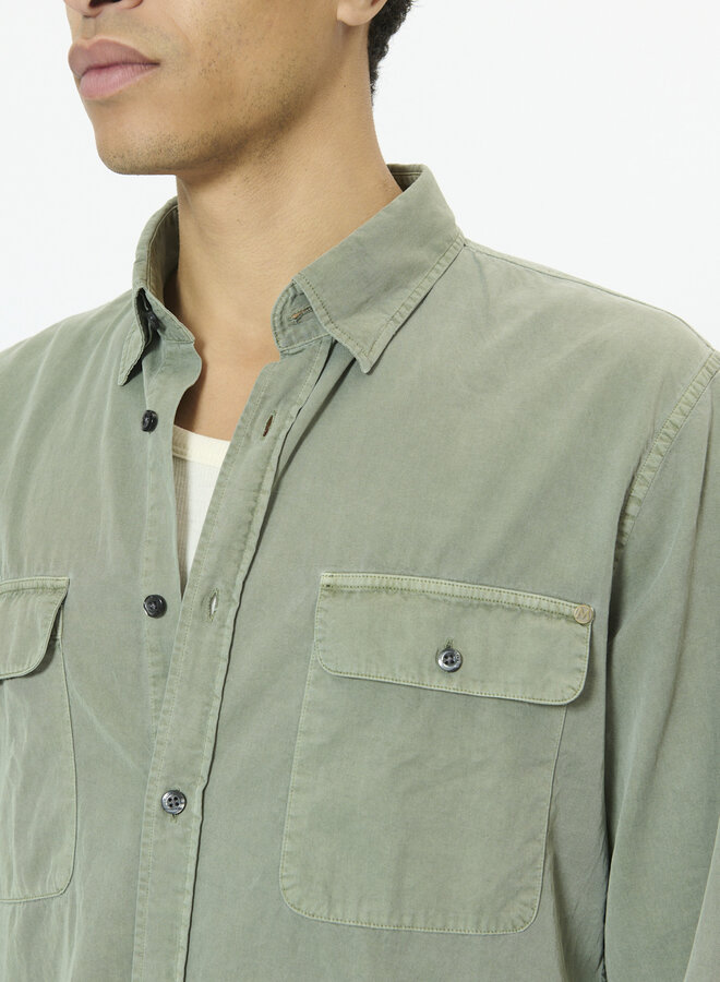 Surchemise Matinique Christaldo Heritage vert marin