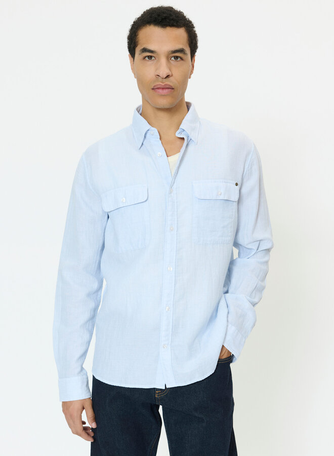 Chemise Matinique Christaldo Heritage à poches à rabats bleu ciel