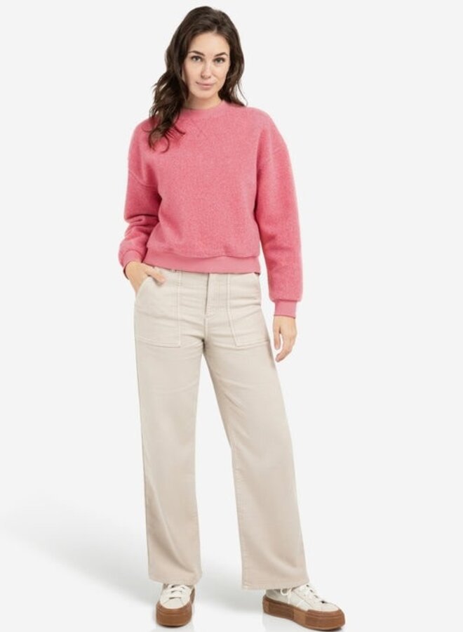 Chandail Yaya bouclé rose gomme