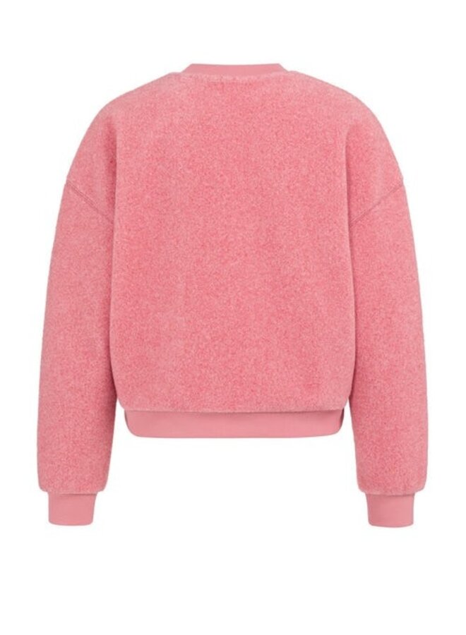 Chandail Yaya bouclé rose gomme