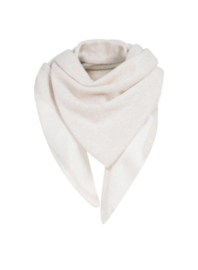 Foulard Yaya en pointe beige mélange