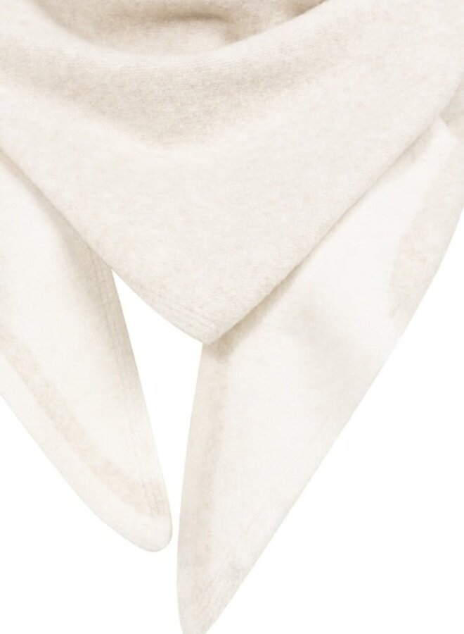Foulard Yaya en pointe beige mélange