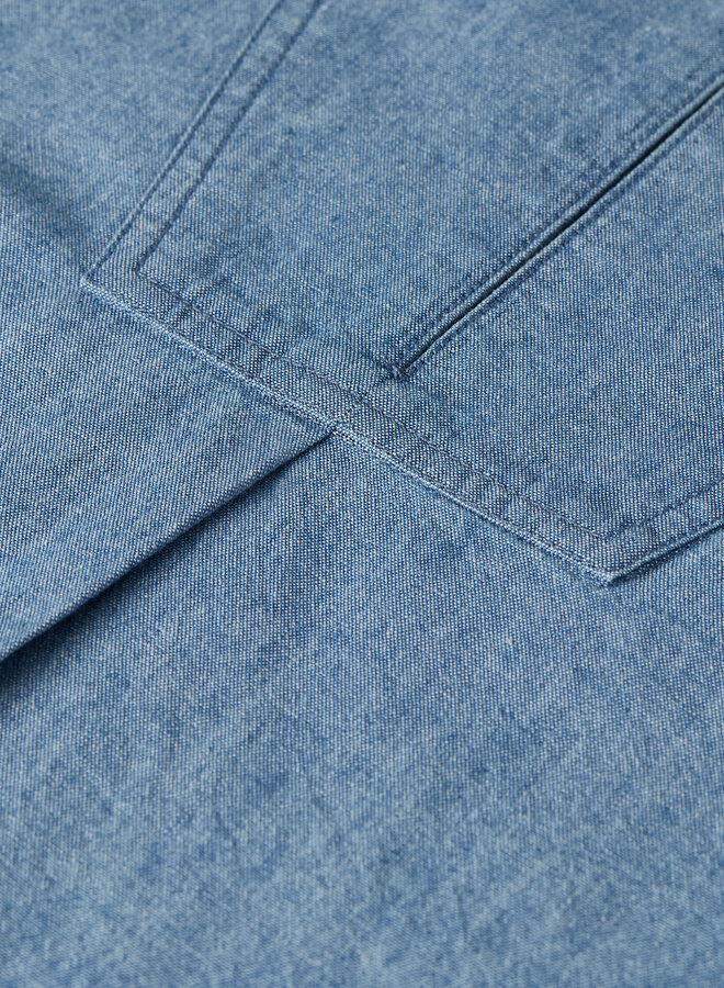 Blouse Scotch & Soda surdimensionnée bleu denim