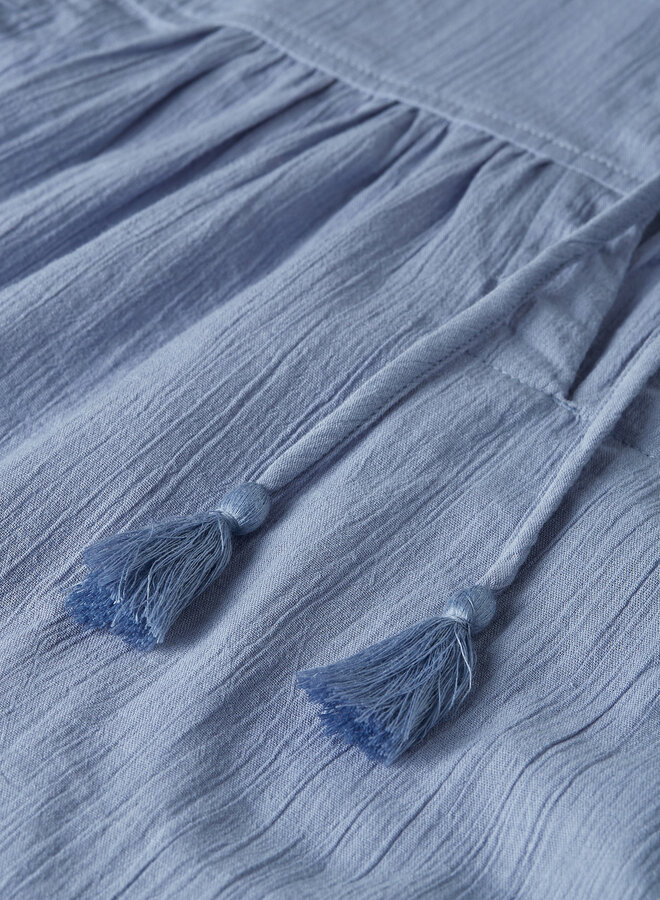 Blouse Scotch & Soda à papilles bleu infini