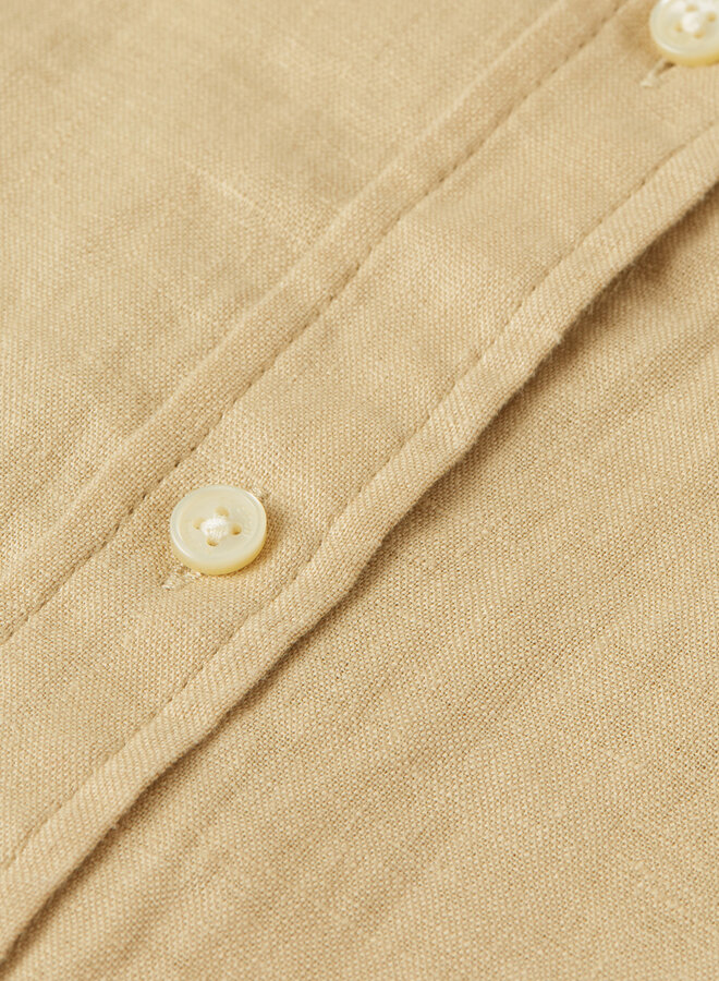 Chemise Scotch & Soda ample en lin beige travertin