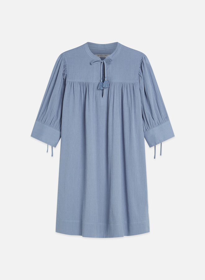 Robe Scotch & Soda à pampilles bleu infini