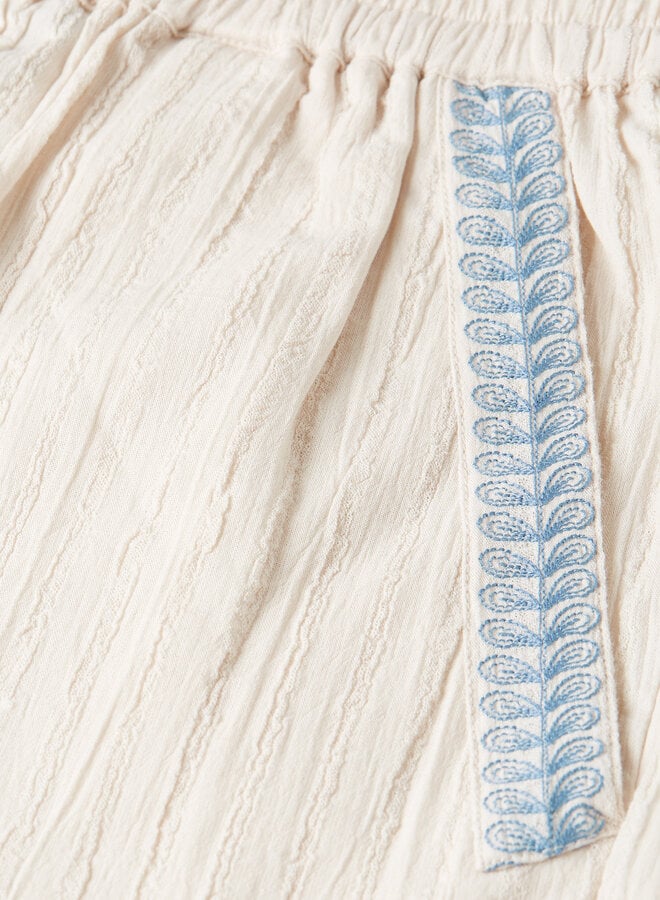 Short Scotch & Soda à taille élastique écrue