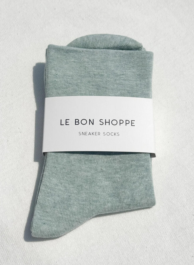 Bas Le Bon Shoppe Sneaker vert écume de mer