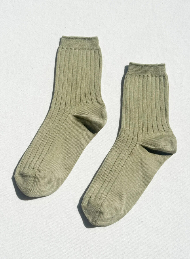 Bas Le Bon Shoppe Her Socks vert avocat