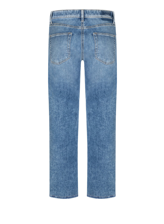 Jeans Cambio Gini à jambes droites bleu moyen délavé