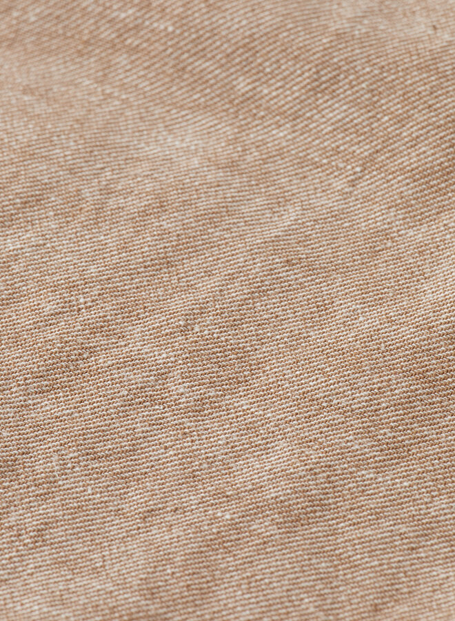 Bermuda Scotch & Soda à taille élastique en lin beige amphora mélange