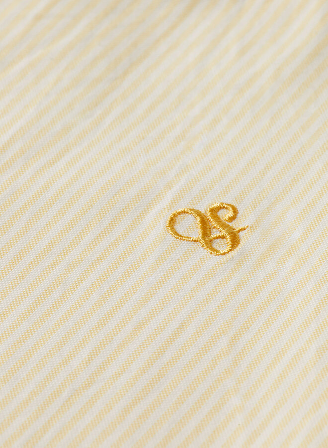 Chemise Scotch & Soda rayée jaune pâle & blanche