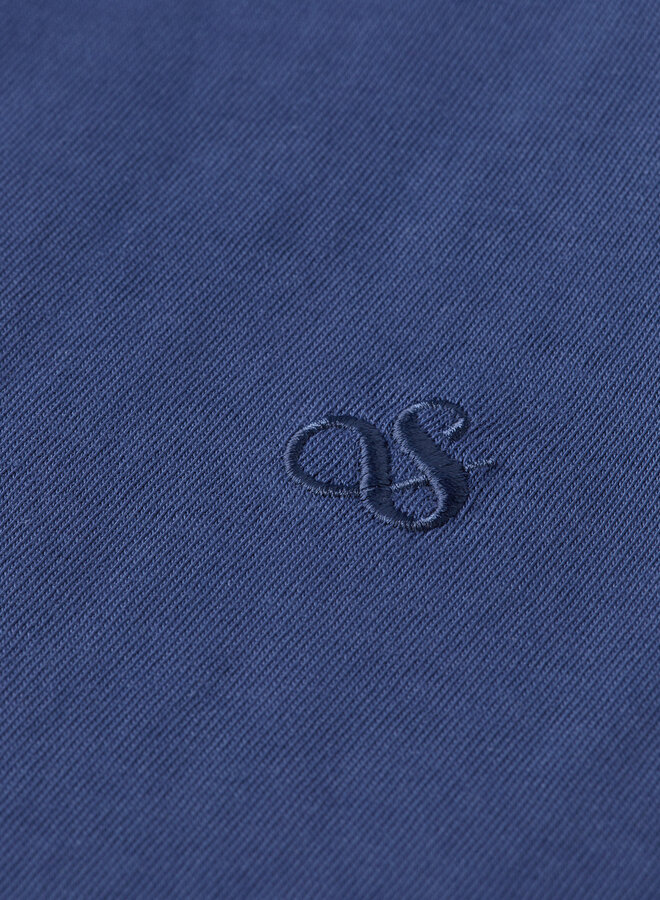 T-shirt Scotch & Soda signature bleu océan
