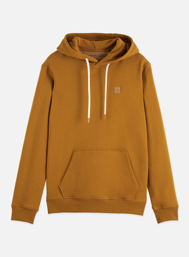 Chandail Scotch & Soda sweat à capuche beige camel orangé