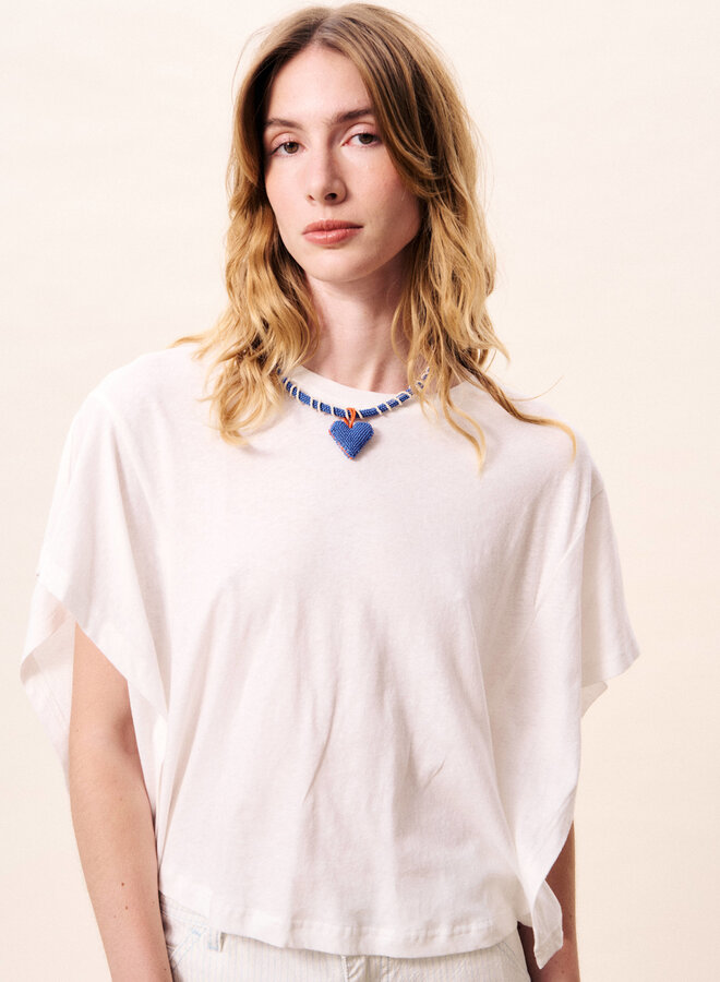 T-shirt Frnch Paris Briselia blanc