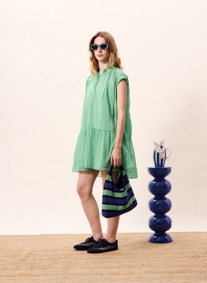 Robe Frnch Paris Opale ample verte
