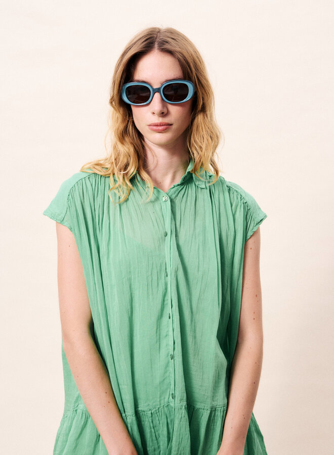 Robe Frnch Paris Opale ample verte