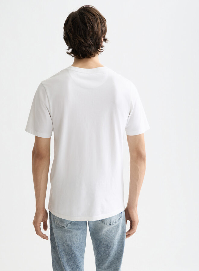 T-shirt Scotch & Soda signature blanc