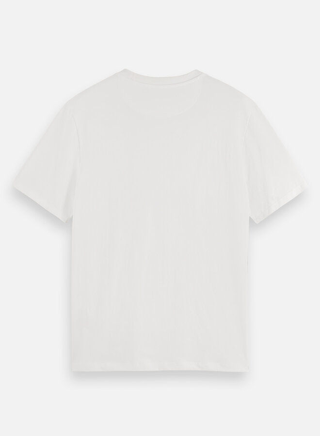 T-shirt Scotch & Soda signature blanc