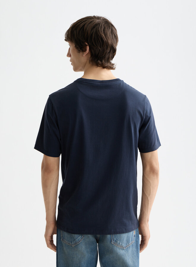 T-shirt Scotch & Soda signature bleu marine