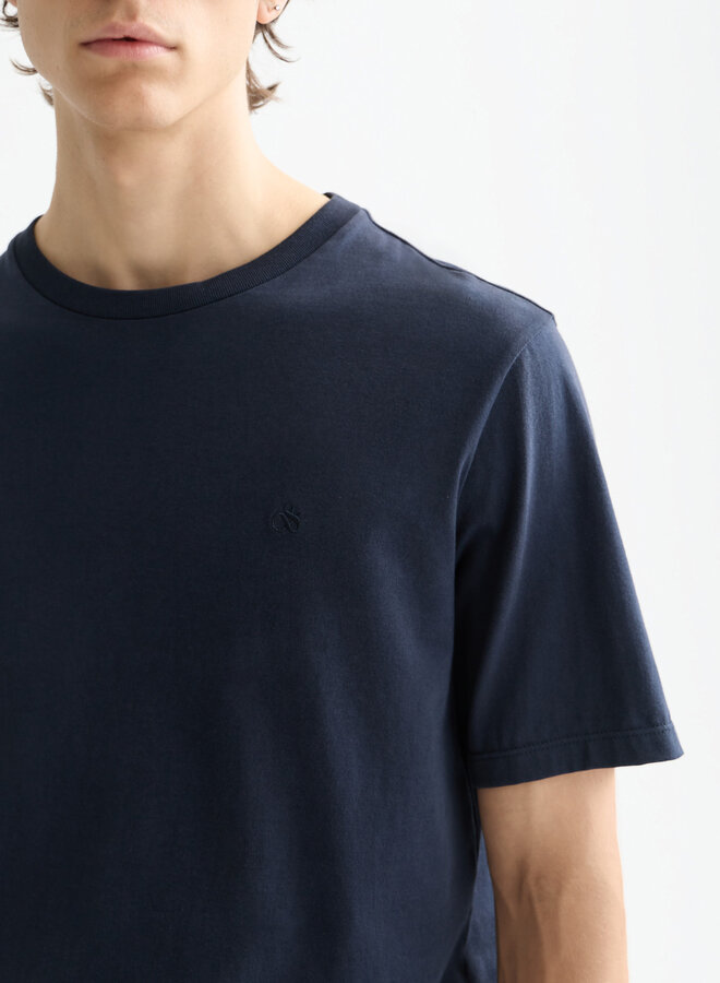 T-shirt Scotch & Soda signature bleu marine
