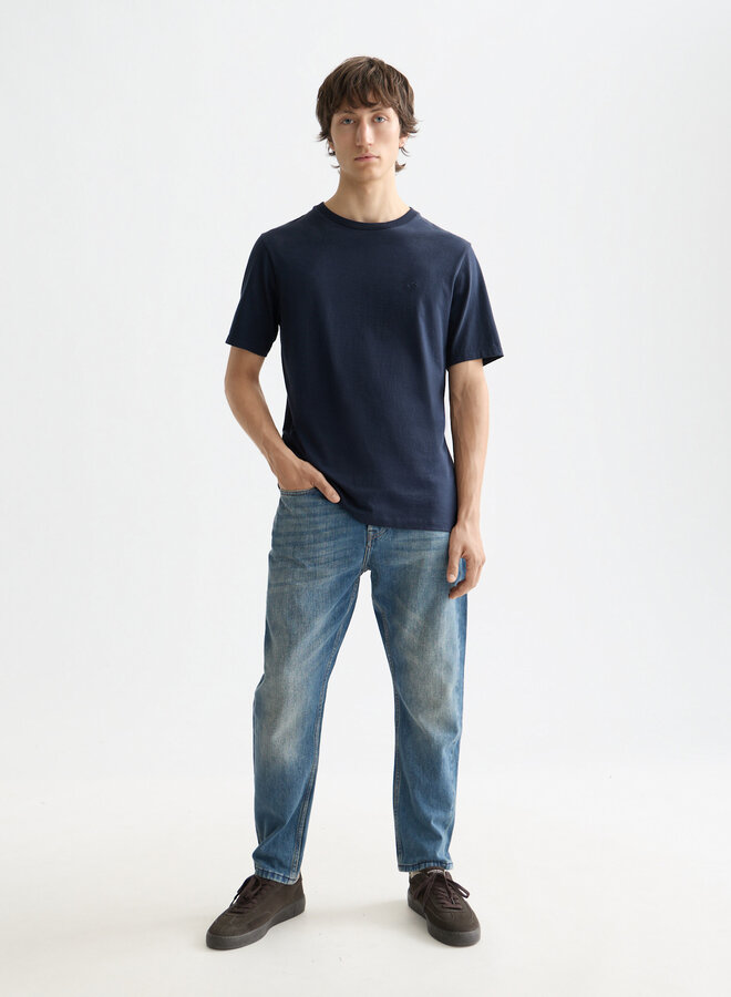 T-shirt Scotch & Soda signature bleu marine