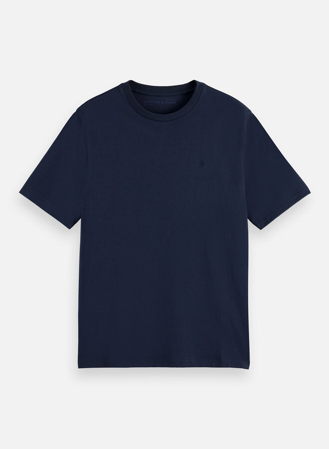 T-shirt Scotch & Soda signature bleu marine