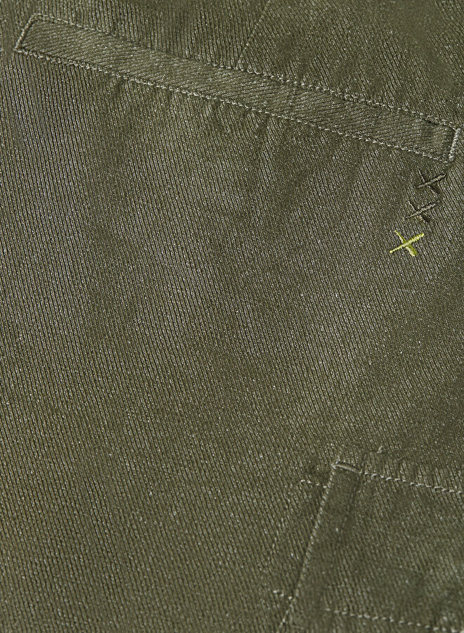 Bermuda cargo Scotch & Soda vert olive mélange