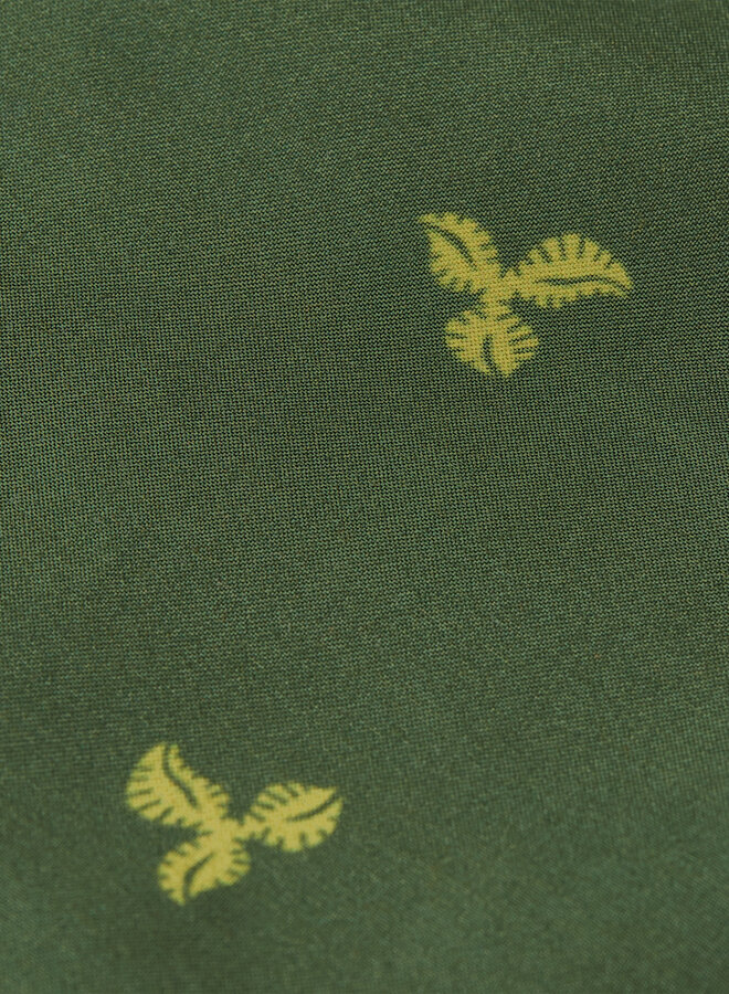 Maillot de bain Scotch & Soda vert jardin imprimé jaune chartreuse