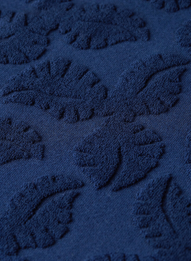 Chemise Scotch & Soda à. Manches courtes en ratine bleu marine