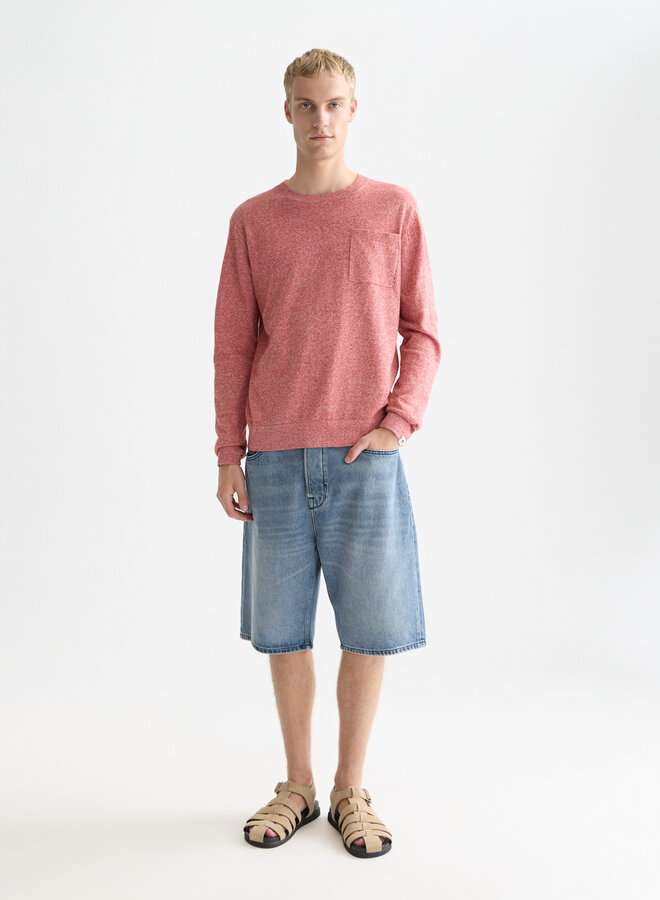 Tricot Scotch & Soda avec poche rouge mélange